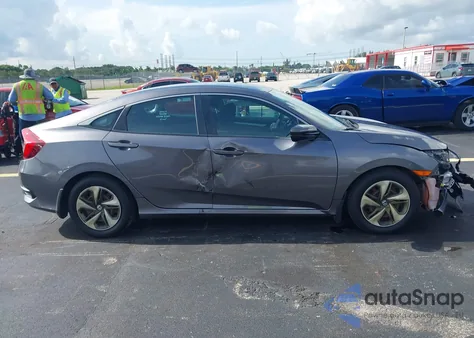 2019 Honda Civic Lx from USA, damaged, VIN 19XFC2F64KE016916